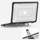 MacBook Neo 13" (2026) Tok - Tech-Protect Kevlar Pro - Fekete-Átlátszó