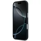 iPhone 17 Pro Max Tok - Mercedes Leather Semi Wrap Iconic Line MagSafe - Fekete