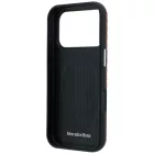iPhone 17 Pro Tok - Mercedes Leather Semi Wrap Wood Effect MagSafe - Barna