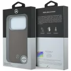 iPhone 17 Pro Tok - Mercedes Leather Semi Wrap Wood Effect MagSafe - Barna
