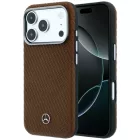 iPhone 17 Pro Max Tok - Mercedes Leather Semi Wrap Wood Effect MagSafe - Barna