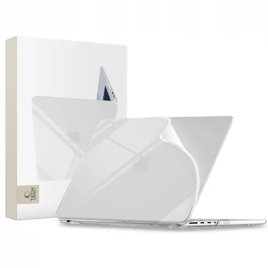 MacBook Pro 16" (2021-2026) Tok - Tech-Protect Softshell - Átlátszó