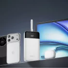 Cuktech LPB252N Power Bank 25000mAh 120W Beépített USB-C Kábellel - Fehér