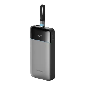   Cuktech LPB252N Power Bank 25000mAh 120W Beépített USB-C Kábellel - Szürke