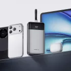 Cuktech LPB252N Power Bank 25000mAh 120W Beépített USB-C Kábellel - Szürke