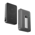 Cuktech WPB100 10000mAh Qi2 Mágneses Power Bank - Fekete