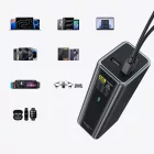 Cuktech PB200U Power Bank 20000mAh 210W - 2x USB-C + USB-A TFT Kijelzővel és 240W USB-C Kábellel - Fekete