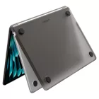 MacBook Air 13" (2023-2026) Tok - Spigen AirSkin - Áttetsző-Fekete