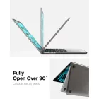 MacBook Air 13" (2023-2026) Tok - Spigen AirSkin - Áttetsző-Fekete