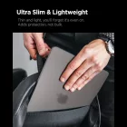 MacBook Pro 14" (2021-2026) Tok - Spigen AirSkin - Áttetsző-Fekete