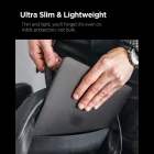 MacBook Pro 16" (2021-2026) Tok - Spigen AirSkin - Áttetsző-Fekete