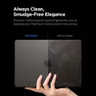 MacBook Pro 16" (2021-2026) Tok - Spigen AirSkin - Áttetsző-Fekete
