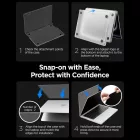 MacBook Pro 16" (2021-2026) Tok - Spigen AirSkin - Áttetsző