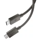 Spigen Essential USB-C - USB-C Kábel - 1.5m 60W - Sötétszürke