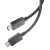 Spigen Essential USB-C - USB-C Kábel - 1.5m 60W - Sötétszürke