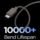 Spigen Essential USB-C - USB-C Kábel - 1.5m 60W - Sötétszürke