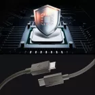 Spigen Essential USB-C - USB-C Kábel - 1.5m 60W - Sötétszürke