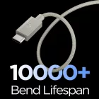 Spigen Essential USB-C - USB-C Kábel - 1.5m 60W - Titán