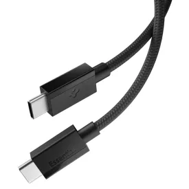 Spigen Essential USB-C - USB-C Kábel - 1.5m 60W - Fekete