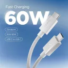 Spigen Essential USB-C - USB-C Kábel - 1.5m 60W - Fehér