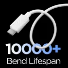 Spigen Essential USB-A - USB-C Kábel - 1.5m 60W - Fehér