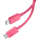Spigen Essential USB-C - USB-C Kábel - 1m 60W - Pink