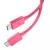 Spigen Essential USB-C - USB-C Kábel - 1m 60W - Pink