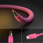 Spigen Essential USB-C - USB-C Kábel - 1m 60W - Pink