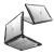 MacBook Neo 13" (2026) Tok - Supcase Unicorn Beetle Pro - Átlátszó-Fekete