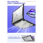 MacBook Neo 13" (2026) Tok - Supcase Unicorn Beetle Pro - Átlátszó-Fekete