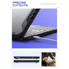 MacBook Neo 13" (2026) Tok - Supcase Unicorn Beetle Pro - Átlátszó-Fekete