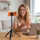 Tech-Protect L03S MagSafe Bluetooth Szelfibot és Állvány - Fekete