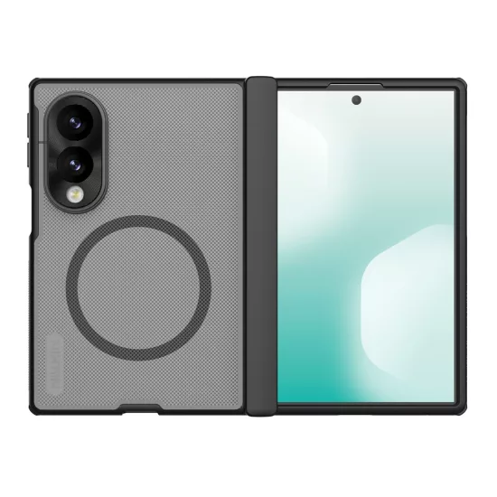 Samsung Galaxy Z Fold 8 Tok - Nillkin Super Frosted Shield Fold Magnetic - Áttetsző