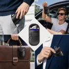 Tech-Protect KLR100 RFID Blokkoló Autós Kulcstartó - Fekete-Piros Karbon