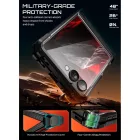 Samsung Galaxy Z Flip 8 Tok - Supcase UB Grip MagSafe - Fekete