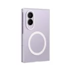 Samsung Galaxy Z Fold 8 Tok - Samsung Clear Magnet Case + 2x Tükröződésgátló Film - Átlátszó