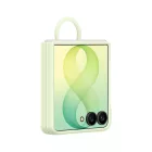 Samsung Galaxy Z Flip 8 Tok - Samsung Silicone Ring Magnet Cover - Zöld