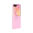 Samsung Galaxy Z Flip 8 Tok - Samsung Silicone Ring Magnet Cover - Pink
