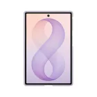 Samsung Galaxy Z Fold 8 Tok - Samsung Silicone Magnet Case + 2x Tükröződésgátló Film - Lila