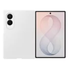 Samsung Galaxy Z Fold 8 Tok - Samsung Silicone Magnet Case + 2x Tükröződésgátló Film - Fehér
