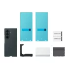 Samsung Galaxy Z Fold 8 Ultra Tok - Samsung Silicone Magnet Case + 2x Tükröződésgátló Film - Zöld