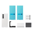 Samsung Galaxy Z Fold 8 Ultra Tok - Samsung Silicone Magnet Case  + 2x Tükröződésgátló Film - Fehér