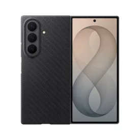   Samsung Galaxy Z Fold 8 Ultra Tok - Samsung Carbon Magnet + 2x Tükröződésgátló Film - Fekete