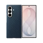 Samsung Galaxy Z Fold 8 Ultra Tok - Samsung Carbon Magnet + 2x Tükröződésgátló Film - Tengerészkék