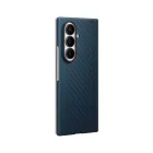 Samsung Galaxy Z Fold 8 Ultra Tok - Samsung Carbon Magnet + 2x Tükröződésgátló Film - Tengerészkék