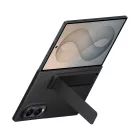 Samsung Galaxy Z Fold 8 Tok - Samsung Carbon Standing Case + 2 Tükröződésgátló Film - Fekete