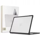MacBook Air 13" (2023-2026) Tok - Tech-Protect Velar - Áttetsző- Fekete