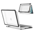 MacBook Air 15" (2023-2026) Tok - Tech-Protect Velar - Áttetsző-Fekete
