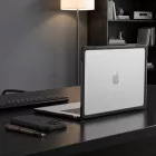 MacBook Air 15" (2023-2026) Tok - Tech-Protect Velar - Áttetsző-Fekete