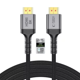   Tech-Protect UltraBoost HDMI 2.1 Kábel - 4K 120Hz / 8K 60Hz 300 cm - Fekete